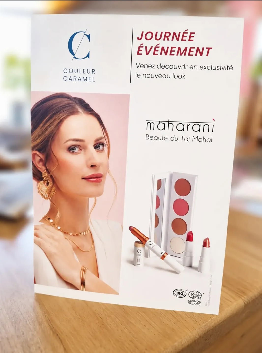 cosmétiques bio Couleur Caramel, collection Maharani