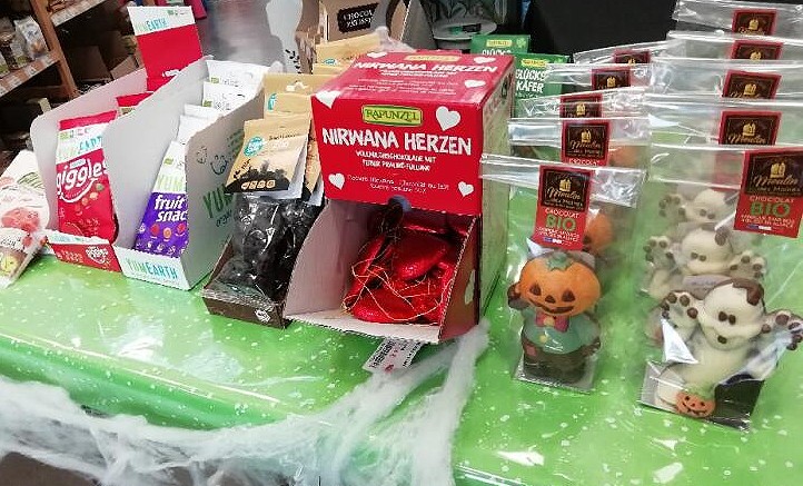 chocolats bio pour Halloween chez coop éthique à Woippy
